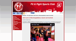 Desktop Screenshot of fit-fight-club.de