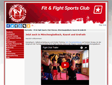 Tablet Screenshot of fit-fight-club.de